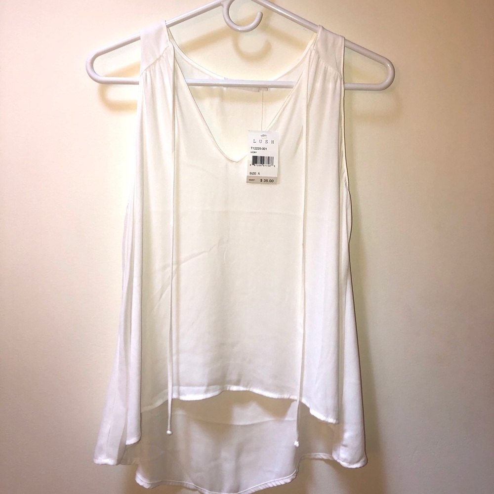 LUSH Ivory Tank Top